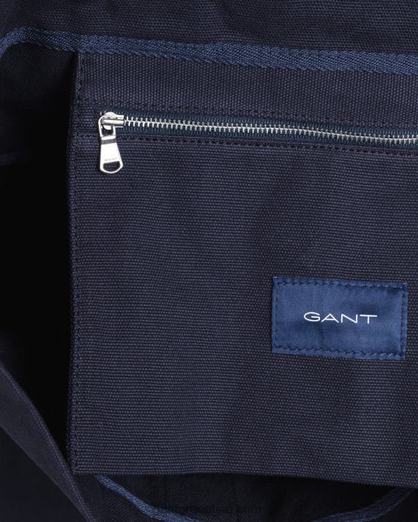 GANT hombres marina bolso de mano con escudo de archivo P0P02457