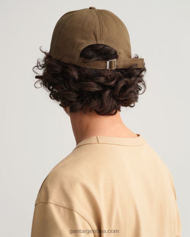 GANT hombres cazador verde gorro de sarga de algodón P0P02487