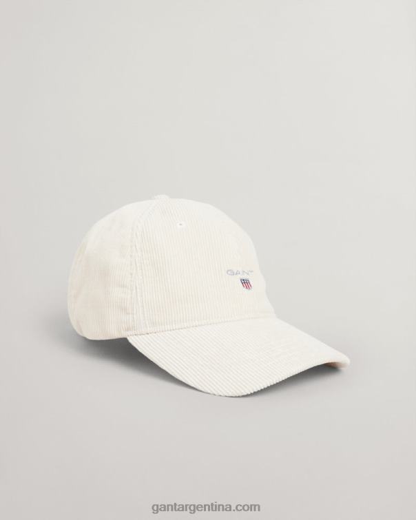 GANT hombres crema gorra de pana P0P02480