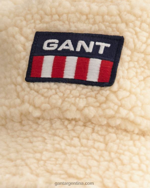 GANT hombres crema sombrero de cubo de pila P0P02486