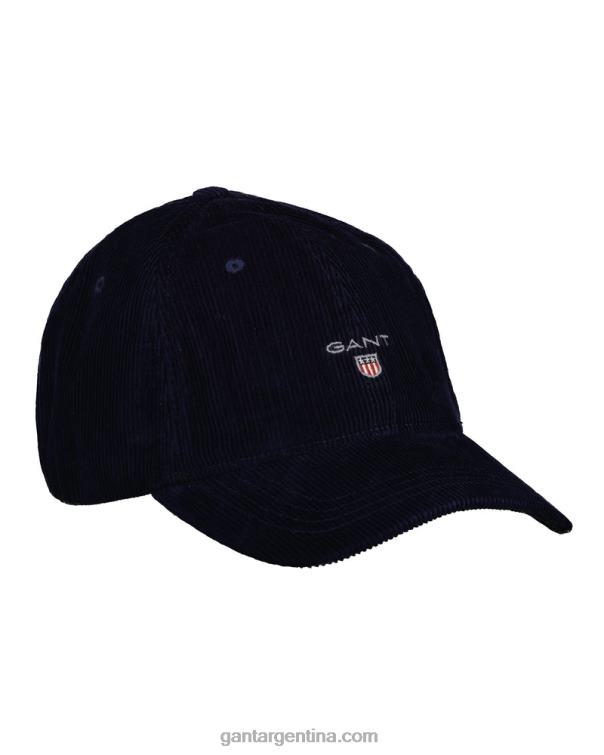 GANT hombres marina gorra de pana P0P02481