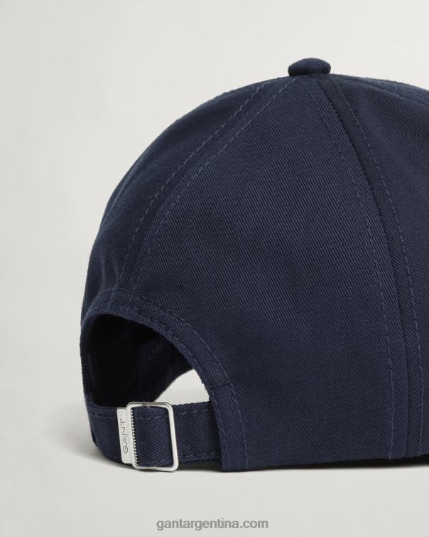 GANT mujer marina gorro de sarga de algodón P0P02789