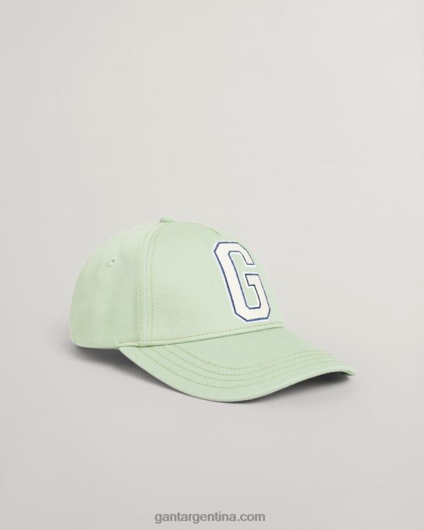 GANT mujer verde eucalipto gorra gráfica de EE. UU. P0P02788