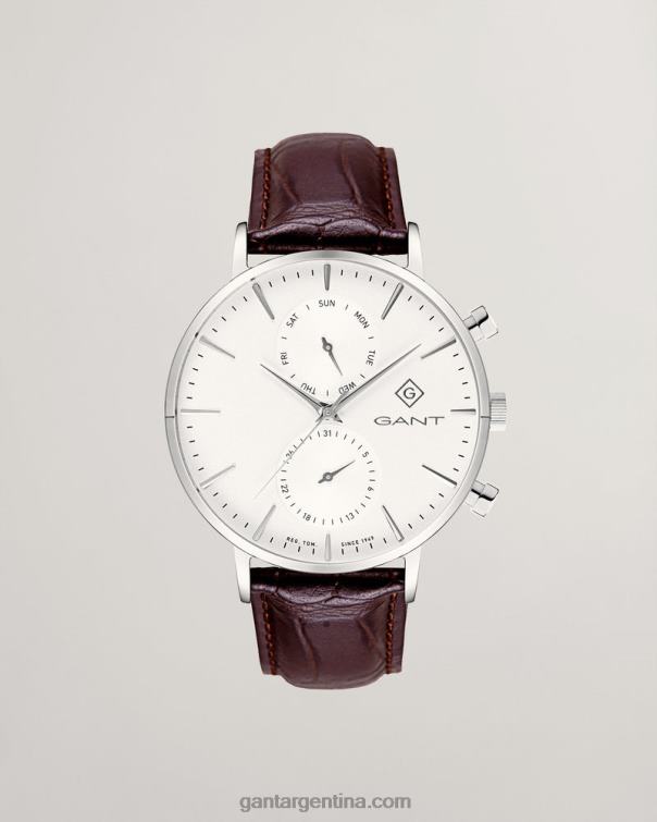 GANTblanco reloj de pulsera park hill day-date ii P0P02469