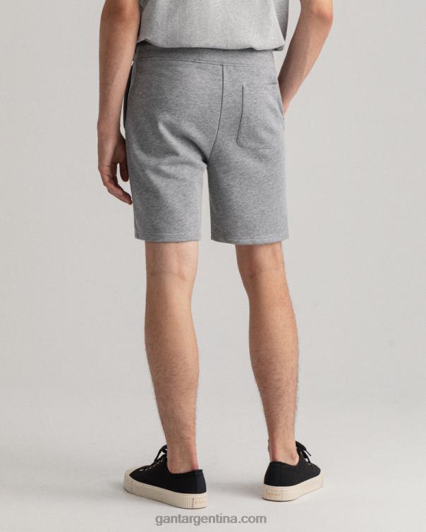 GANT hombres mezcla de grises pantalones cortos de chándal originales P0P02399