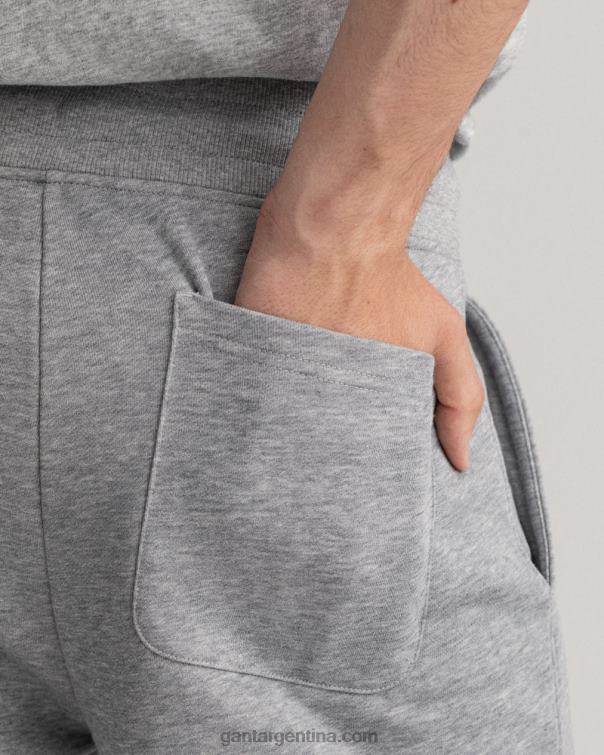 GANT hombres mezcla de grises pantalones cortos de chándal originales P0P02399