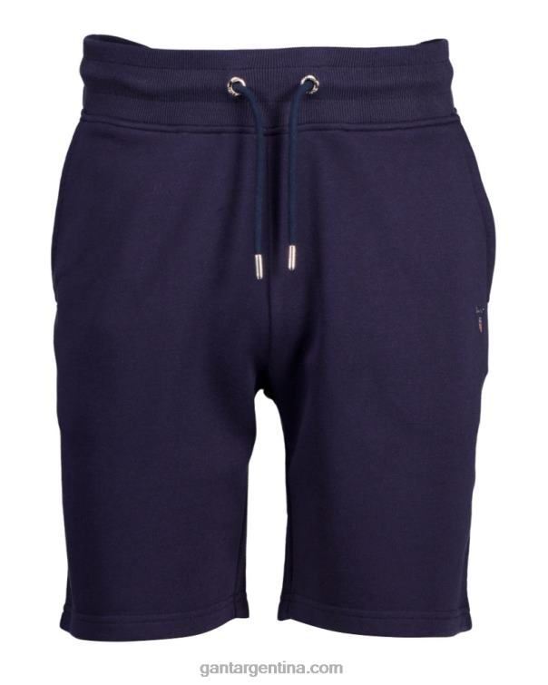 GANT hombres noche azul pantalones cortos de chándal originales P0P02398