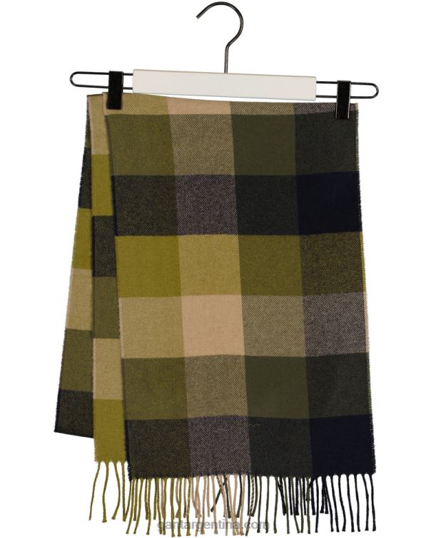 GANT hombres pera de otoño bufanda a cuadros P0P02571