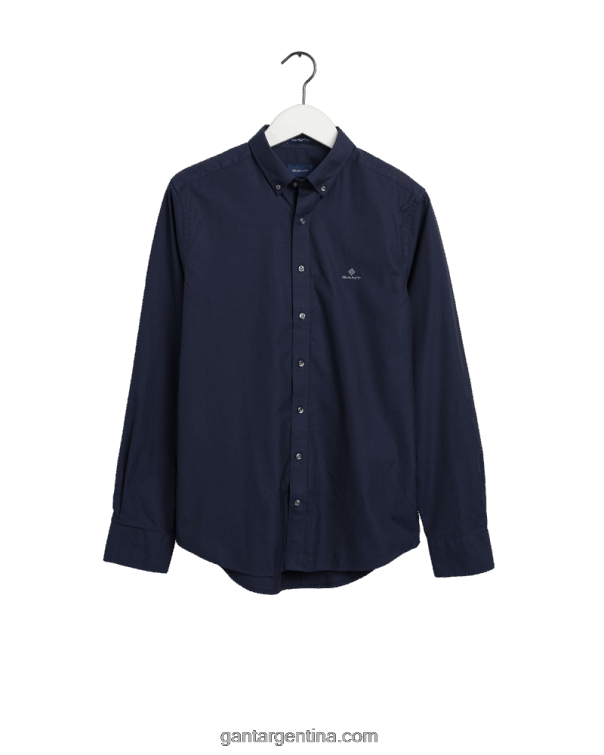 GANT hombres Armada camisa oxford de corte slim con puntos P0P0280