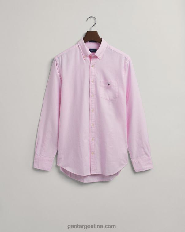 GANT hombres Rosa claro camisa oxford de corte estándar P0P0263