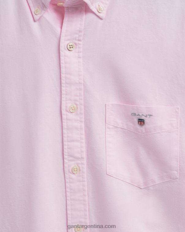 GANT hombres Rosa claro camisa oxford de corte estándar P0P0263