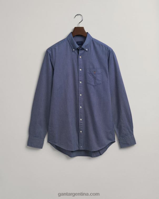 GANT hombres azul persa camisa oxford de corte estándar P0P0277