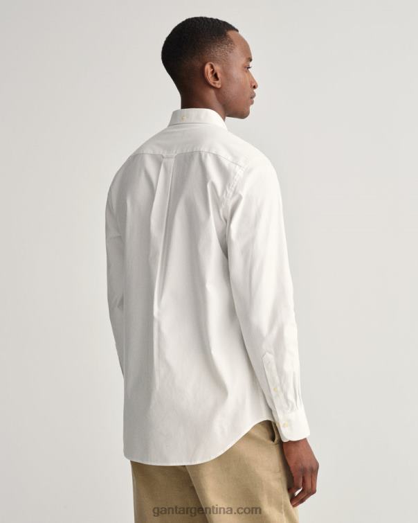 GANT hombres blanco camisa oxford de corte regular P0P0288