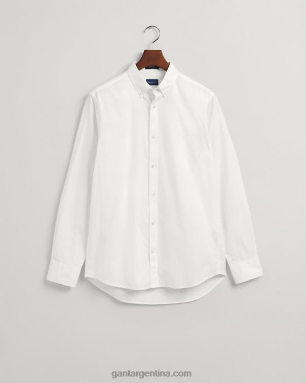 GANT hombres blanco camisa oxford de corte regular P0P0288