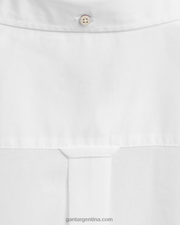 GANT hombres blanco camisa regular fit de paño fino P0P0265