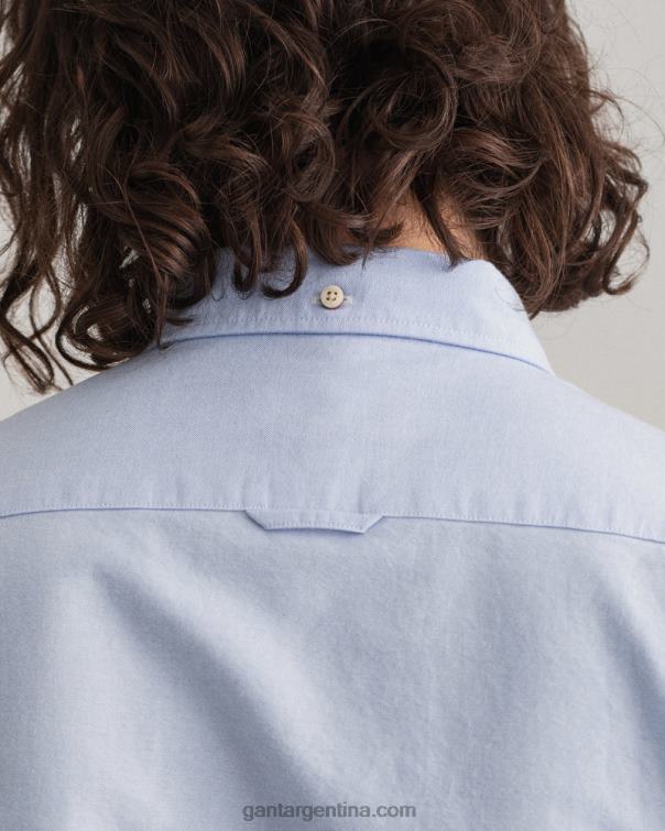 GANT hombres capri azul camisa oxford de corte slim P0P0229