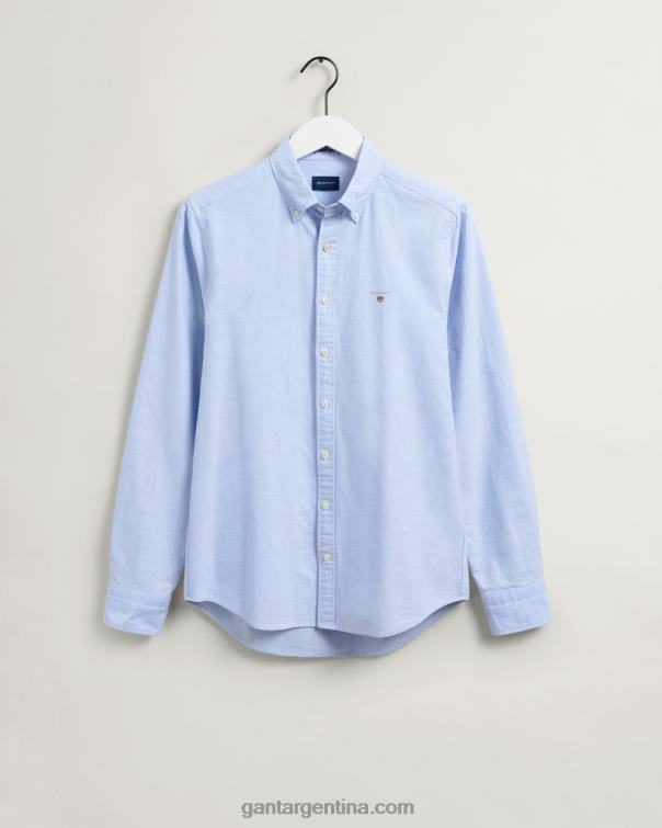 GANT hombres capri azul camisa oxford de corte slim P0P0229