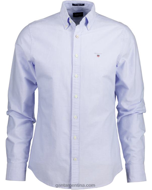 GANT hombres capri azul camisa oxford de corte slim P0P0229