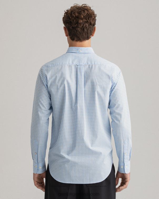 GANT hombres capri azul camisa regular fit de paño vichy P0P0270