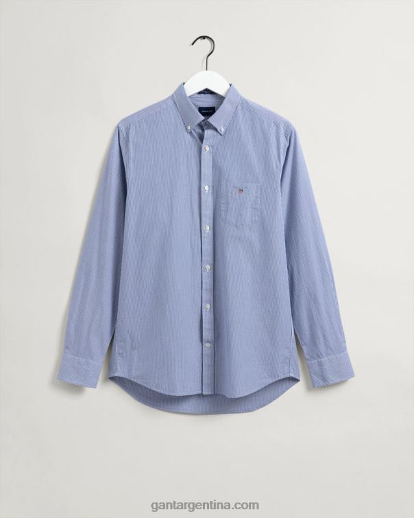 GANT hombres colegio azul camisa slim fit de paño fino P0P0282