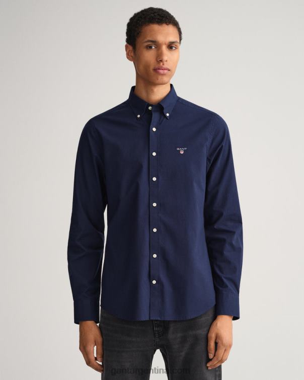 GANT hombres marina camisa slim fit de paño fino P0P0281