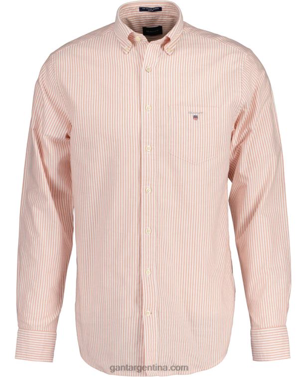 GANT hombres naranja dorado camisa oxford de corte regular P0P0236