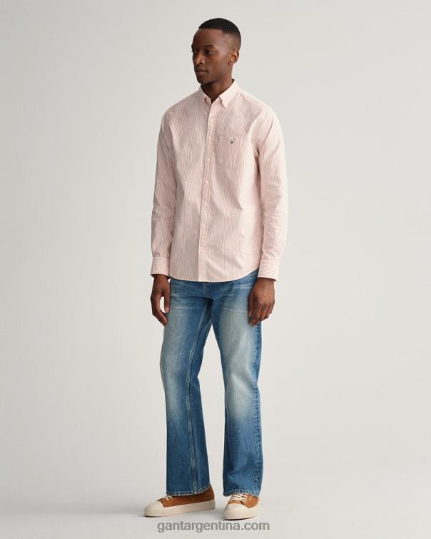 GANT hombres naranja dorado camisa oxford de corte regular P0P0236