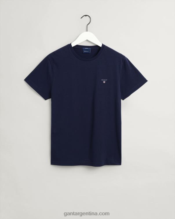 GANT hombres noche azul camiseta original P0P02143