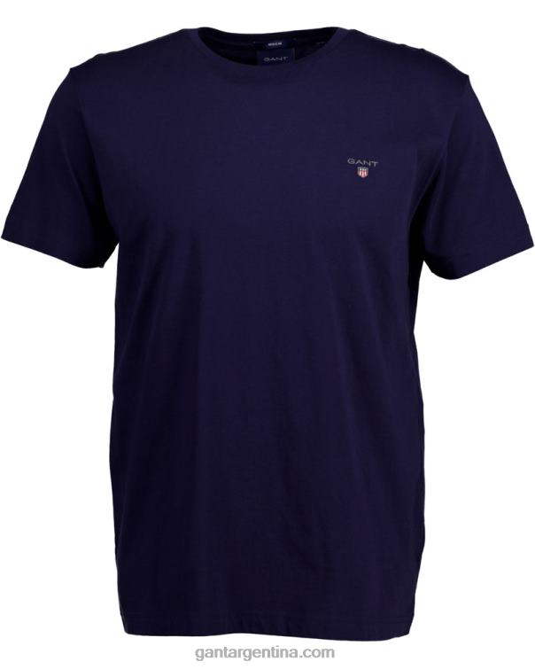 GANT hombres noche azul camiseta original P0P02143