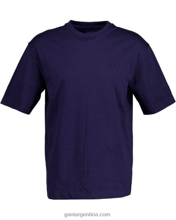 GANT hombres noche azul icono g camiseta esencial P0P02147