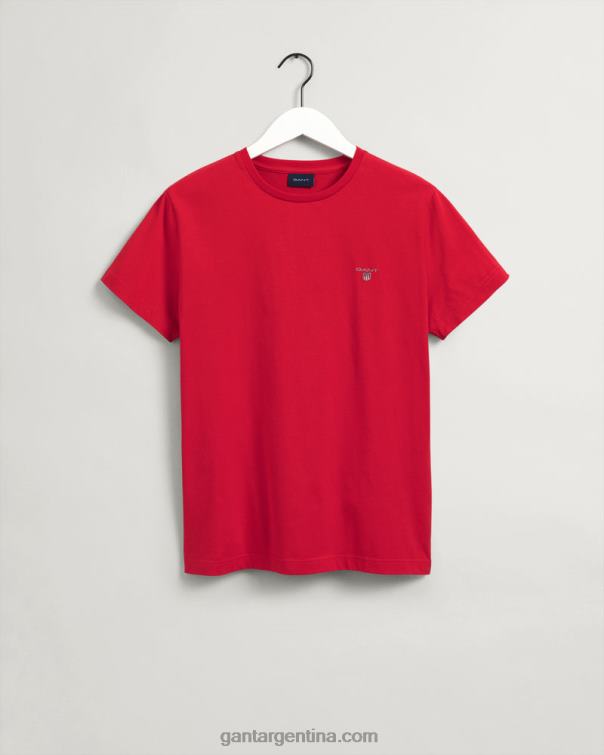 GANT hombres rojo brillante camiseta original P0P02171