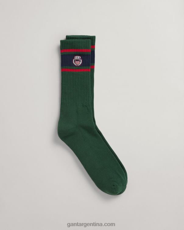 GANT hombres bosque verde calcetines deportivos P0P02517