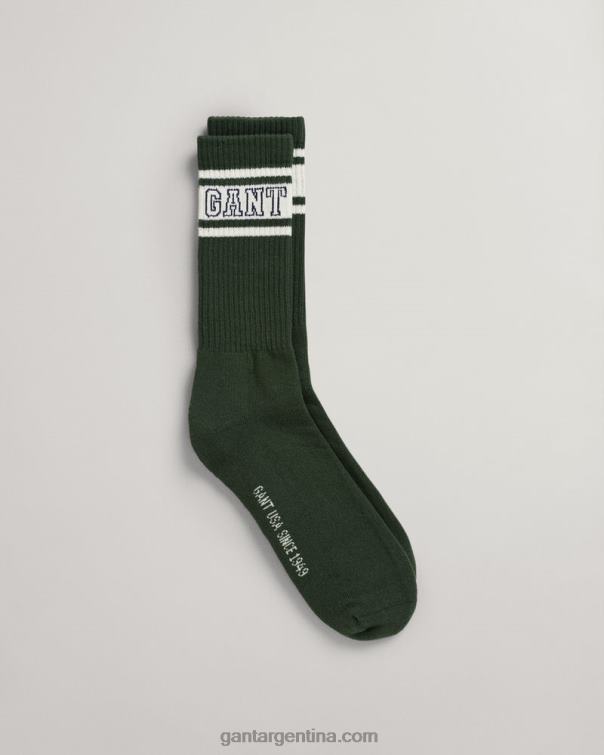 GANT hombres tormenta verde calcetines deportivos P0P02520