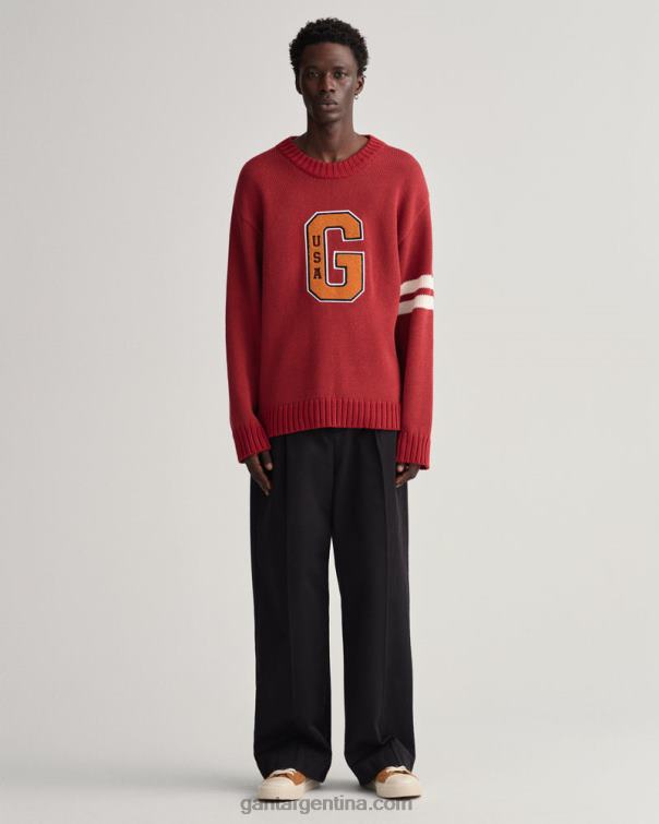 GANT hombres ébano negro chinos con volumen plisado P0P02401