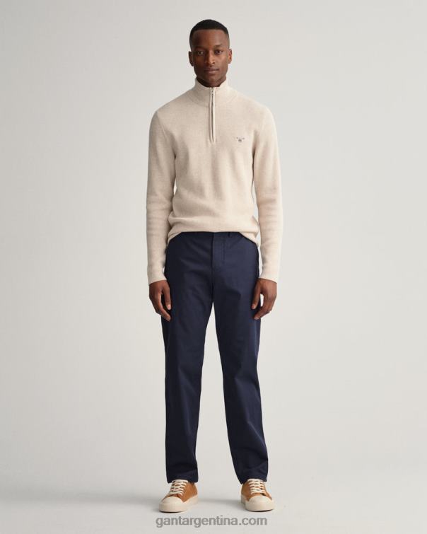 GANT hombres marina chinos de sarga de ajuste regular de allister P0P02425