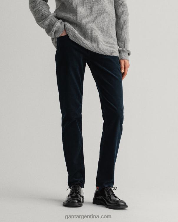 GANT hombres marina jeans Hayes slim de pana P0P02418