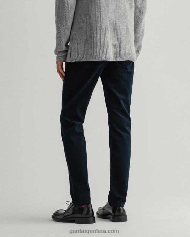 GANT hombres marina jeans Hayes slim de pana P0P02418
