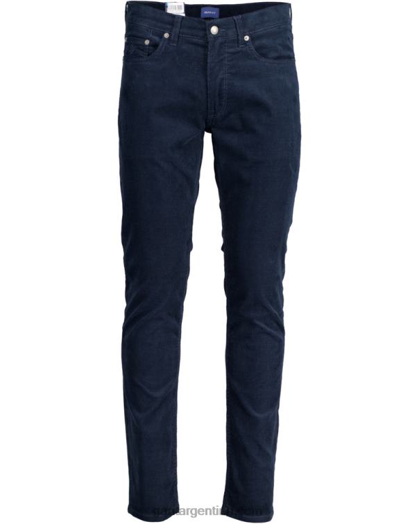 GANT hombres marina jeans Hayes slim de pana P0P02418