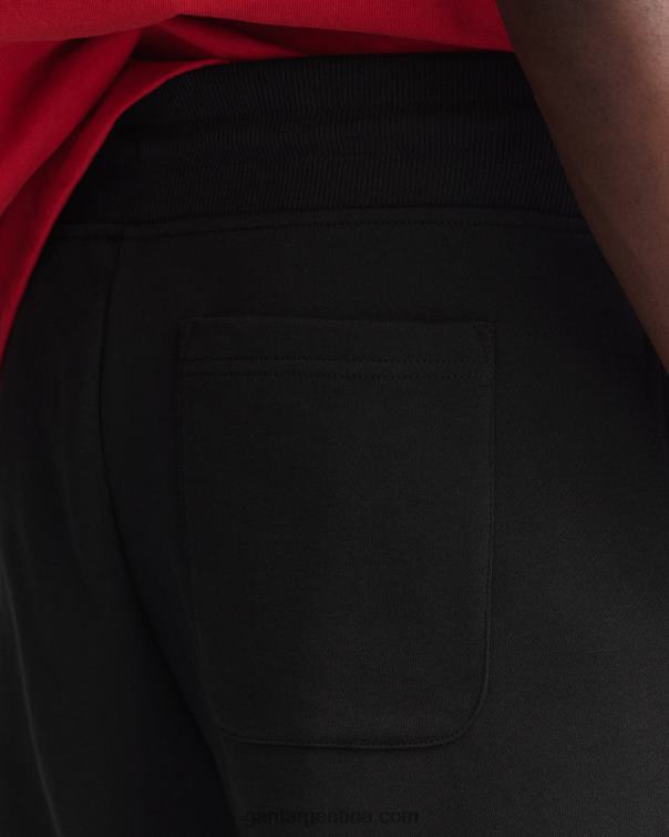 GANT hombres negro pantalones deportivos originales P0P02287