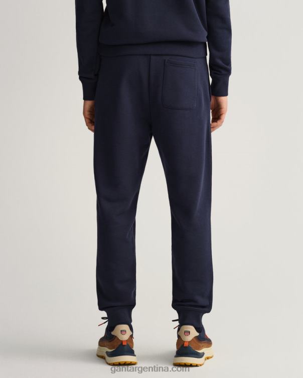 GANT hombres noche azul pantalones deportivos originales P0P02292