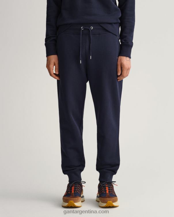 GANT hombres noche azul pantalones deportivos originales P0P02292