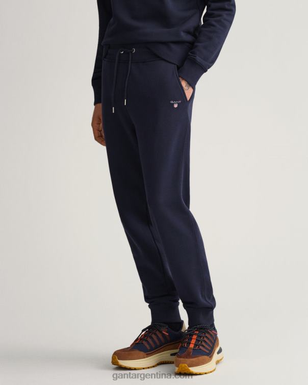 GANT hombres noche azul pantalones deportivos originales P0P02292