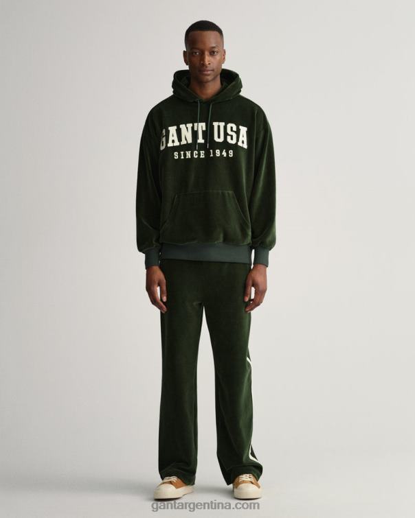 GANT hombres tormenta verde pantalones de terciopelo P0P02242