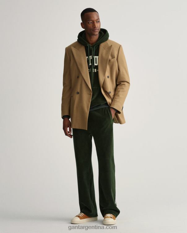 GANT hombres tormenta verde pantalones de terciopelo P0P02242