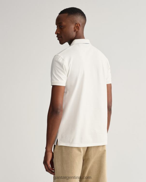 GANT hombres cáscara de huevo jersey de piqué con cuello en contraste P0P02111