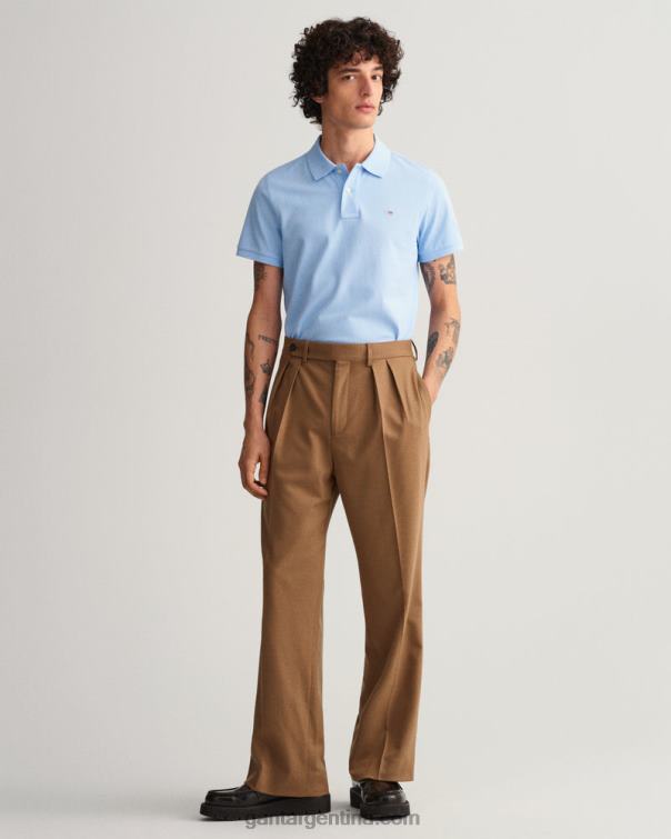 GANT hombres capri azul polo de piqué original P0P02117