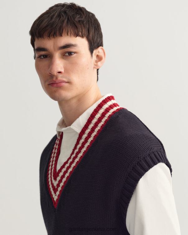 GANT hombres puesta de sol de otoño chaleco de gran tamaño P0P02342