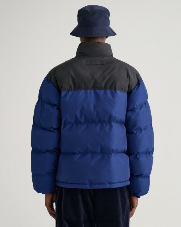 GANT hombres azul profundo chaqueta acolchada bloqueada P0P02367