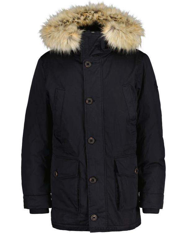 GANT hombres negro parka de invierno P0P02368
