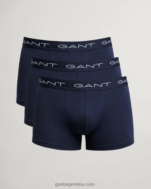 GANT hombres Armada paquete de 3 baúles P0P02543
